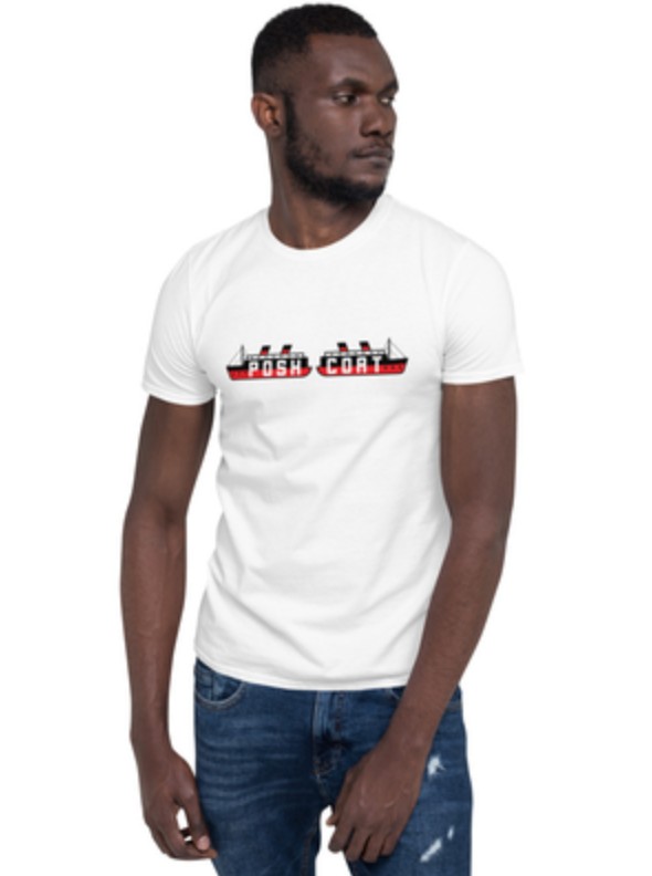 Posh Ships - colour on white